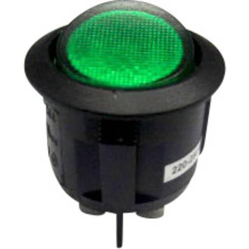 TRU COMPONENTS 1587658 Wippschalter TC-R13-244B-02 B/G 220 V/AC 250 V/AC 10 A 2 x Aus/Ein rastend 1 St.