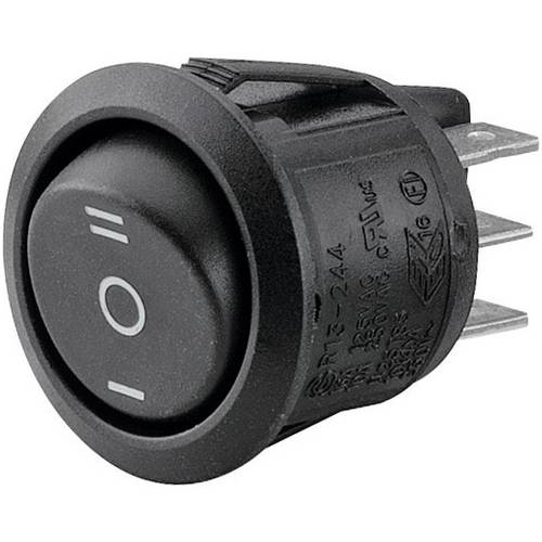 TRU COMPONENTS 1587660 Wippschalter TC-R13-244D-02 250 V/AC 10 A 2 x Ein/Aus/Ein rastend/0/rastend 1 St.