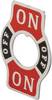 SCI 701007 Indicator Plate ON/OFF Bezeichnungsschild Aufdruck-Motiv ON/OFF/ON 1 St.