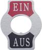 SCI 701008 Indicator Plate ON/OFF Bezeichnungsschild Aufdruck-Motiv EIN/AUS 1 St.