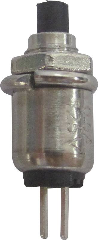 TRU COMPONENTS 1587718 TC-R13-81A-05BK Drucktaster 125 V/AC 0.5 A 1 x Aus/(Ein) tastend 1 St.