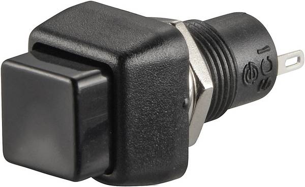 TRU COMPONENTS 1587719 TC-R13-83A-05BK Drucktaster 250 V/AC 1 A 1 x Aus/(Ein) tastend    1 St.