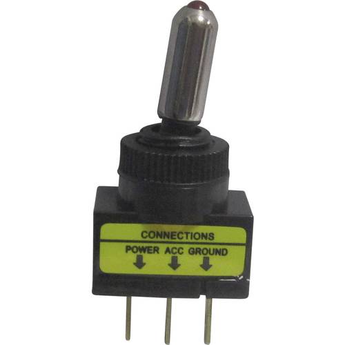 TRU COMPONENTS 1587806 Kfz-Kippschalter TC-R13-61L2 ILLUMINATED RED 12 V/DC 20 A 1 x Aus/Ein rastend 1 St.