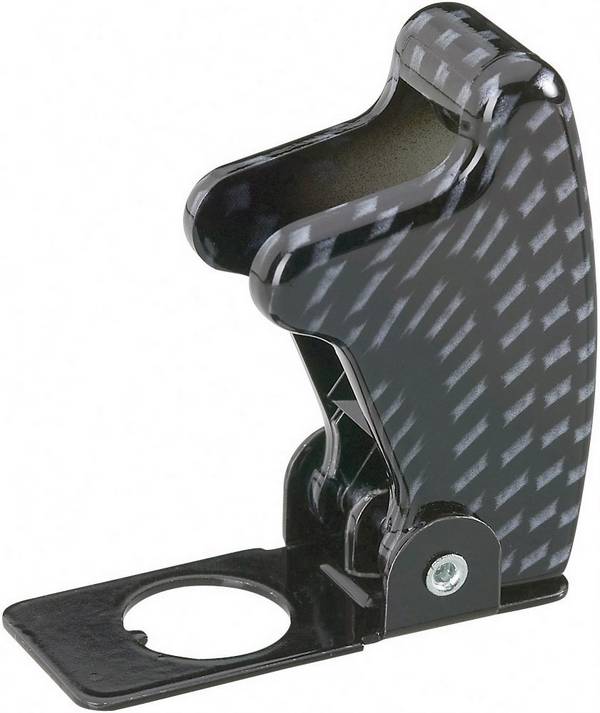 TRU COMPONENTS 1587850 TC-R17-10 CARBON Sicherheitsabdeckung Aufdruck-Motiv Ohne Carbon 1 St.