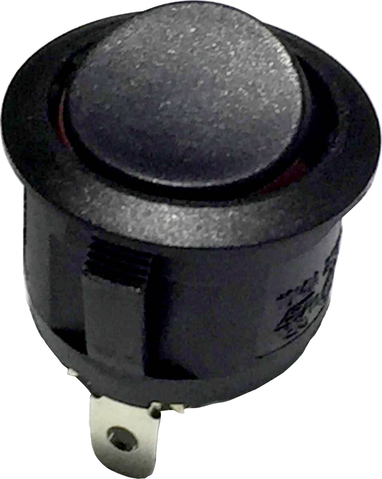 TRU COMPONENTS 701252 Wippschalter R13-112A2 B/B/R 250 V/AC 6 A 1 x Aus/Ein rastend 1 St.