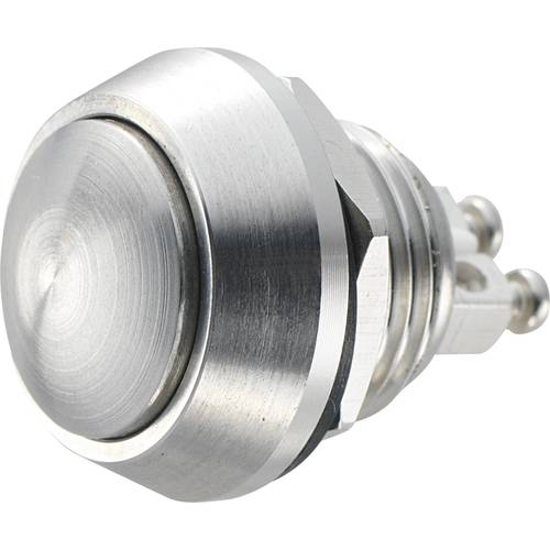 TRU COMPONENTS 701256 GQ12B-S Vandalismusgeschützter Drucktaster 48 V/DC 2 A 1 x Aus/(Ein) tastend IP65 1 St.