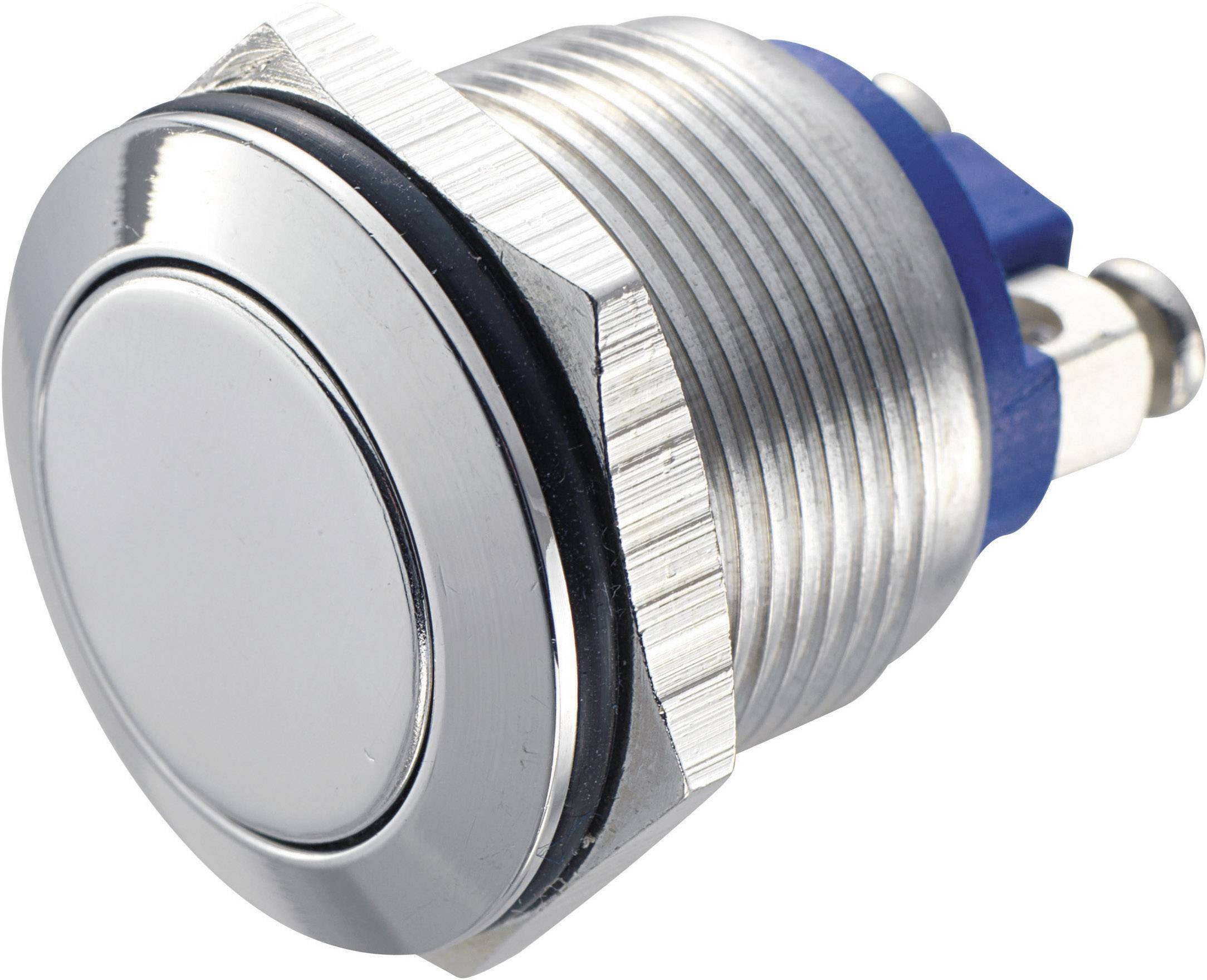 TRU COMPONENTS GQ 19F-S Vandalismusgeschützter Drucktaster 48 V/DC 2 A 1 x Aus/(Ein) tastend IP65 1 St.