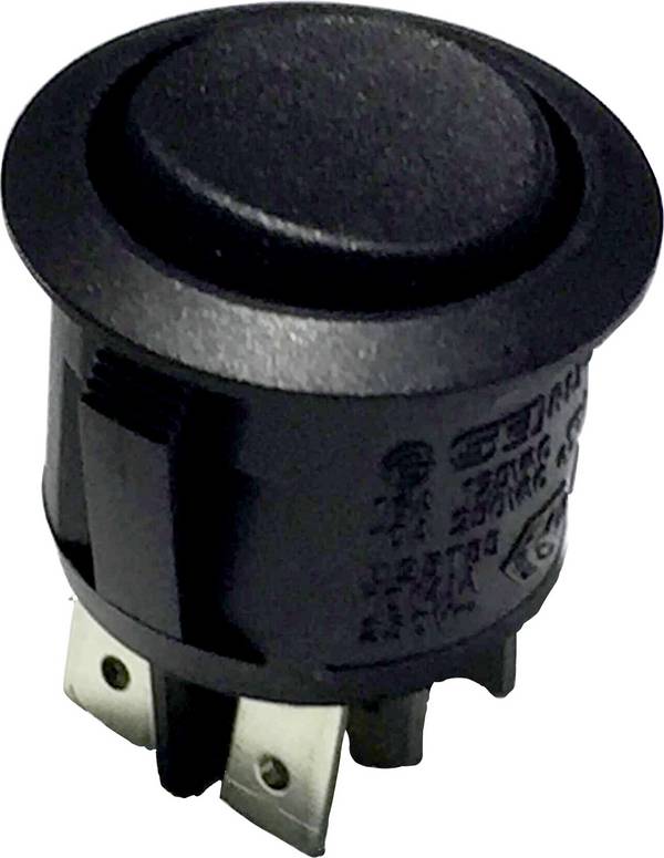 TRU COMPONENTS 701352 Wippschalter R13-244D B/B 250 V/AC 8 A 2 x Ein/Aus/Ein  rastend/0/rastend 1 St.