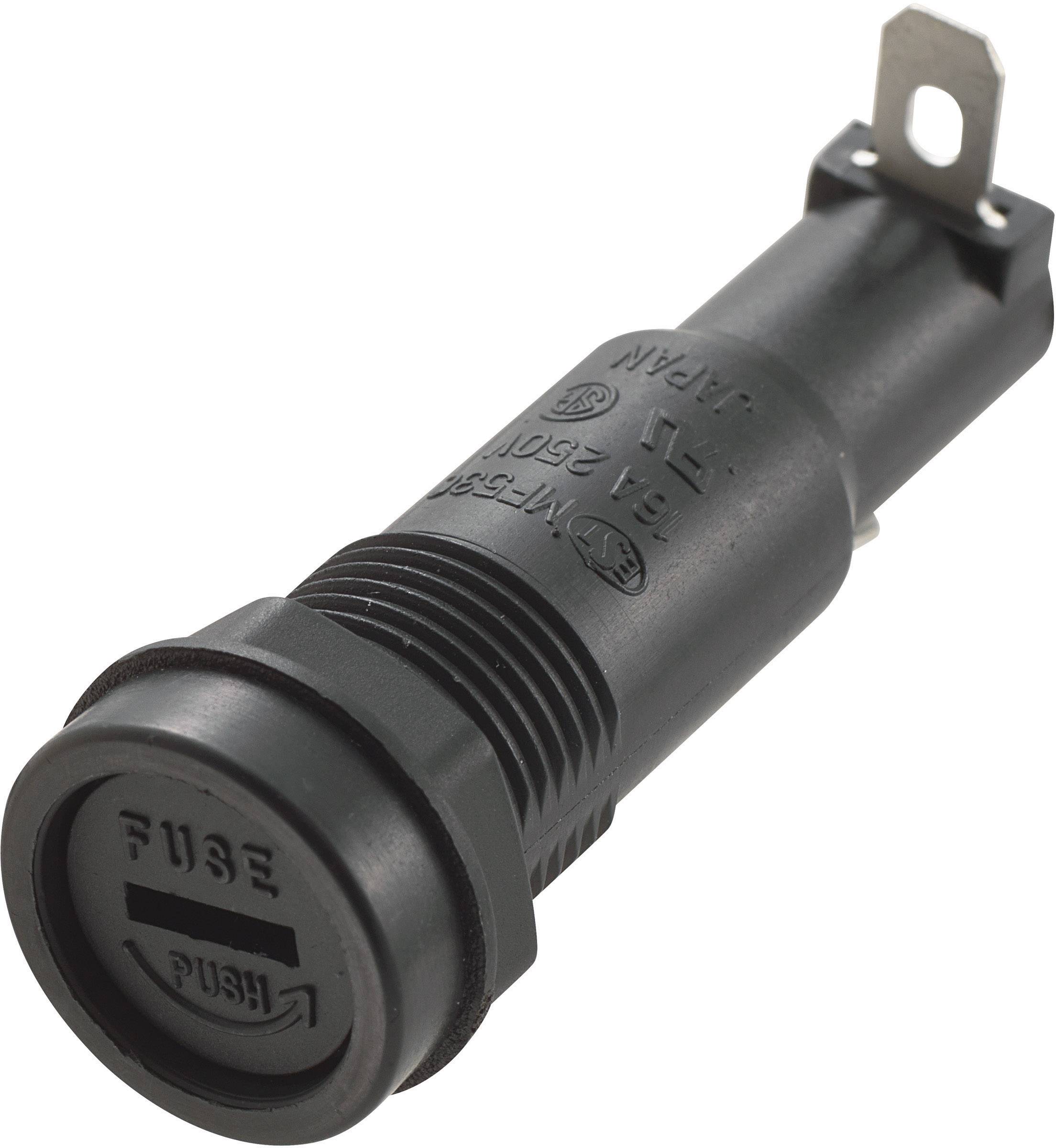 TRU COMPONENTS Sicherungshalter Passend für Feinsicherung 6.3 x 32 mm 16 A 250 V/AC MF-530 1 St.