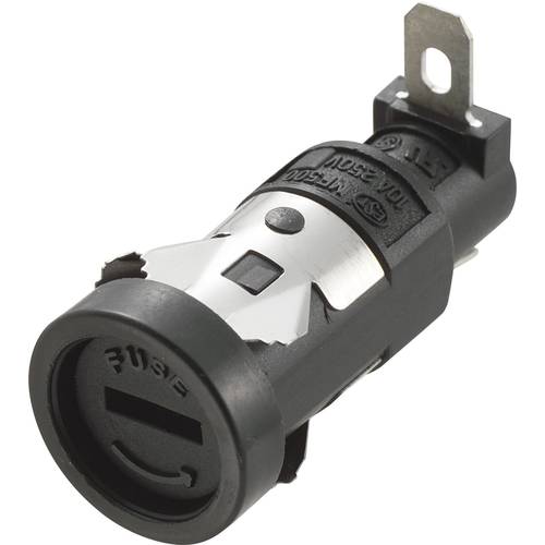TRU COMPONENTS MF-500 Sicherungshalter Passend für (Sicherungen) Feinsicherung 5 x 20 mm 10 A 250 V/AC 1 St.