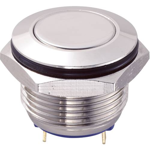 TRU COMPONENTS 701802 GQ16F-10/J/N Vandalismusgeschützter Drucktaster 48 V/DC 2 A 1 x Aus/(Ein) tastend 1 St.