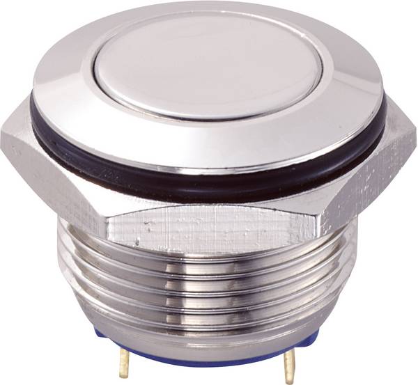 TRU COMPONENTS 701802 GQ16F-10/J/N Vandalismusgeschützter Drucktaster 48 V/DC 2 A 1 x Aus/(Ein) tastend 1 St.