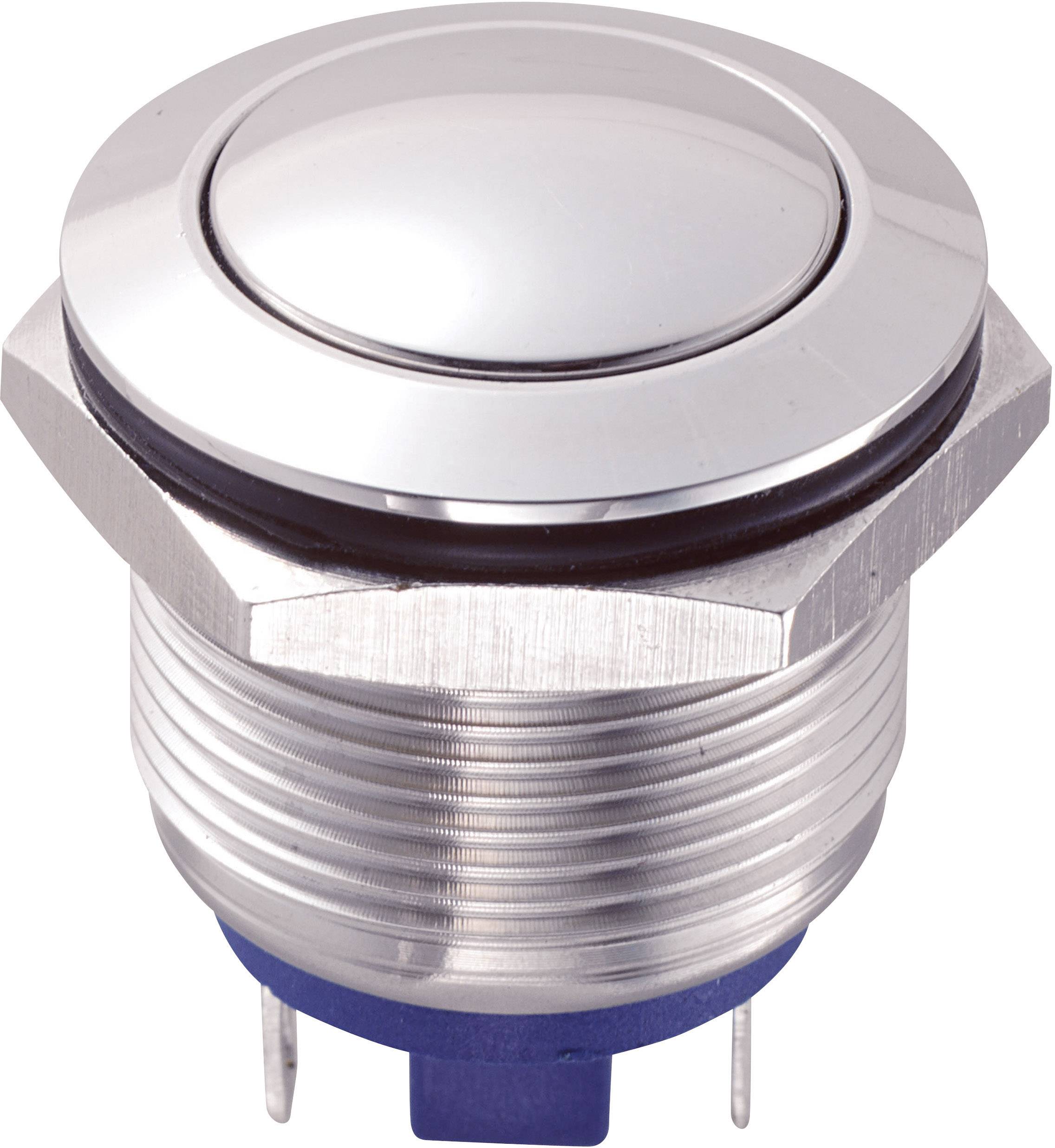 TRU COMPONENTS GQ19B-10/J/N Vandalismusgeschützter Drucktaster 48 V/DC 2 A 1 x Aus/(Ein) tastend 1 St.