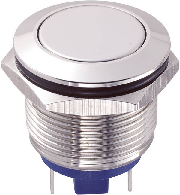 TRU COMPONENTS GQ19F-10/J/N Vandalismusgeschützter Drucktaster 48 V/DC 2 A 1 x Aus/(Ein) tastend 1 St.