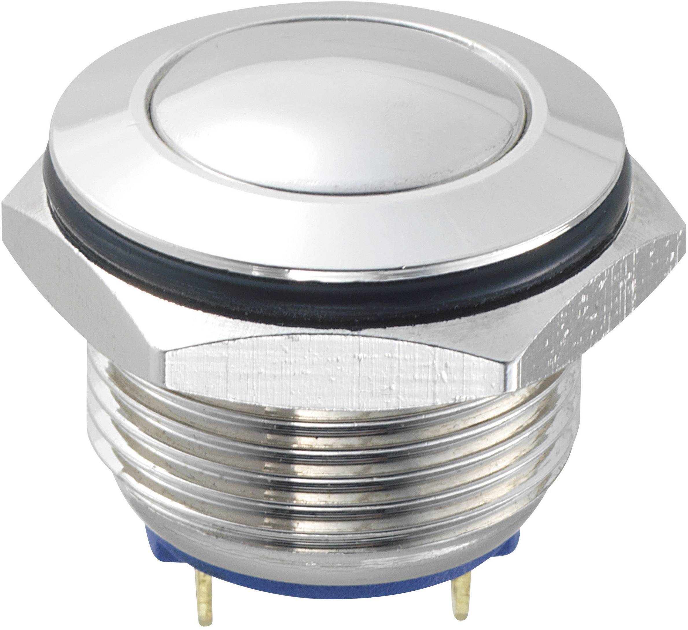 TRU COMPONENTS 701934 GQ16B-10/J/N Vandalismusgeschützter Drucktaster 48 V/DC 2 A 1 x Aus/(Ein) tastend 1 St.