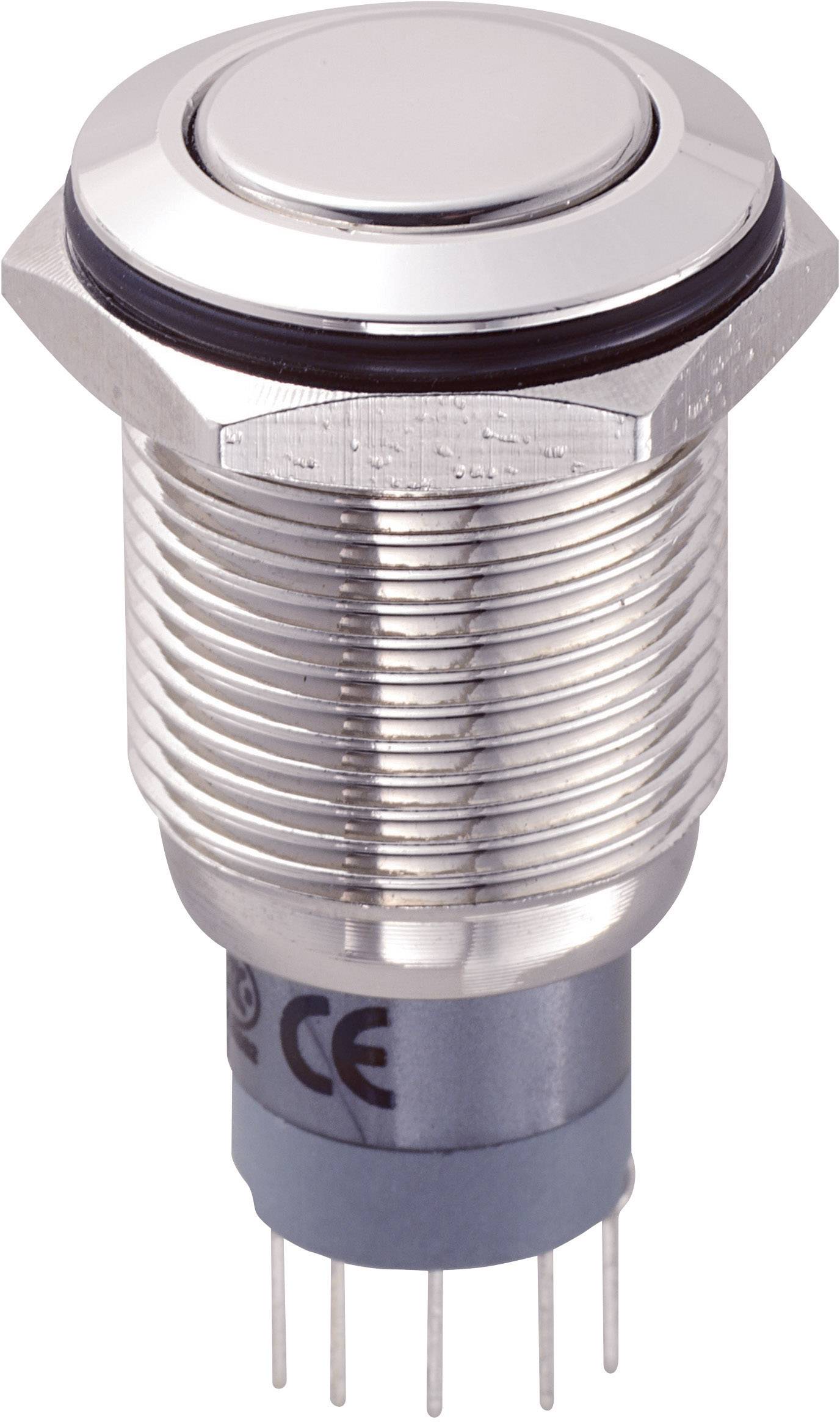 TRU COMPONENTS 701978 LAS2GQF-11Z/N/P Vandalismusgeschützter Druckschalter 250 V/AC 3 A 1 x Ein/Ein rastend 1 St.