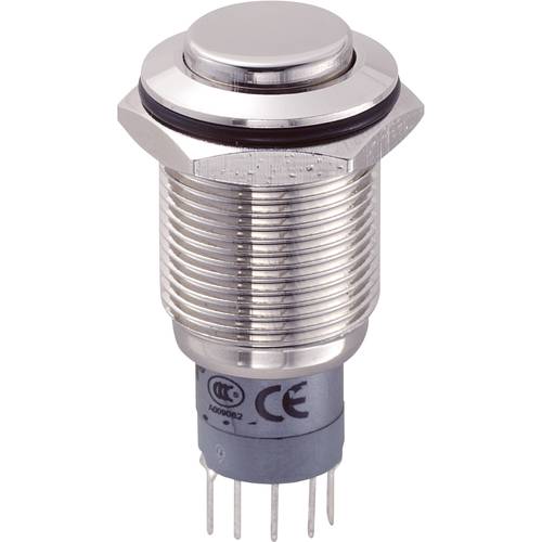 TRU COMPONENTS 701981 LAS2GQH-11Z/N/P Vandalismusgeschützter Druckschalter 250 V/AC 3 A 1 x Ein/Ein rastend 1 St.