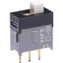 Image of NKK Switches AS12AP Schiebeschalter 28 V DC/AC 0.1 A 1 x Ein/Ein 1 St.