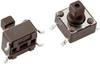 Mentor 1254.1007 1254.1007 Drucktaster 12 V/DC 0.05 A 1 x Aus/(Ein) tastend 1 St.