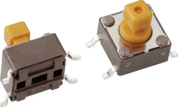 Mentor 1254.1207 1254.1207 Drucktaster 12 V/DC 0.05 A 1 x Aus/(Ein) tastend    1 St.