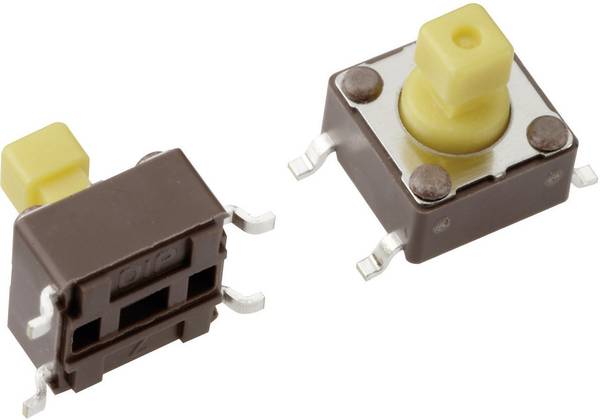 Mentor 1254.1307 1254.1307 Drucktaster 12 V/DC 0.05 A 1 x Aus/(Ein) tastend    1 St.
