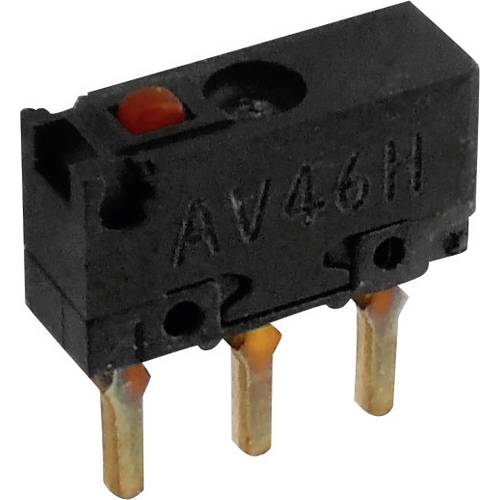 Thumbnail - Panasonic AV440461J Mikroschalter AV440461J 30 V/DC 0.5 A 1 x Ein/(Ein) IP40 tastend 1 St.