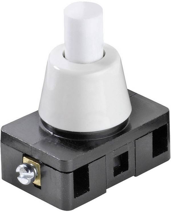interBär 8001-007.01 8001-007.01 Druckschalter 250 V/AC 6 A 1 x Ein/Aus rastend (L x B x H) 27 x 16 x 29.7 mm 1 St.