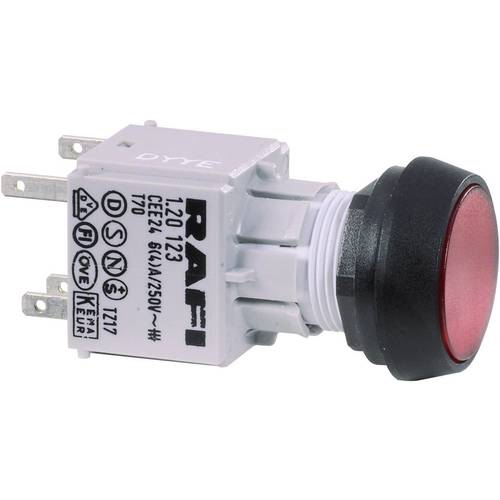 RAFI 1.30.070.021/1002 RAFIX 16 130070021/1002 Drucktaster Betätiger flach Transparent 1 St.