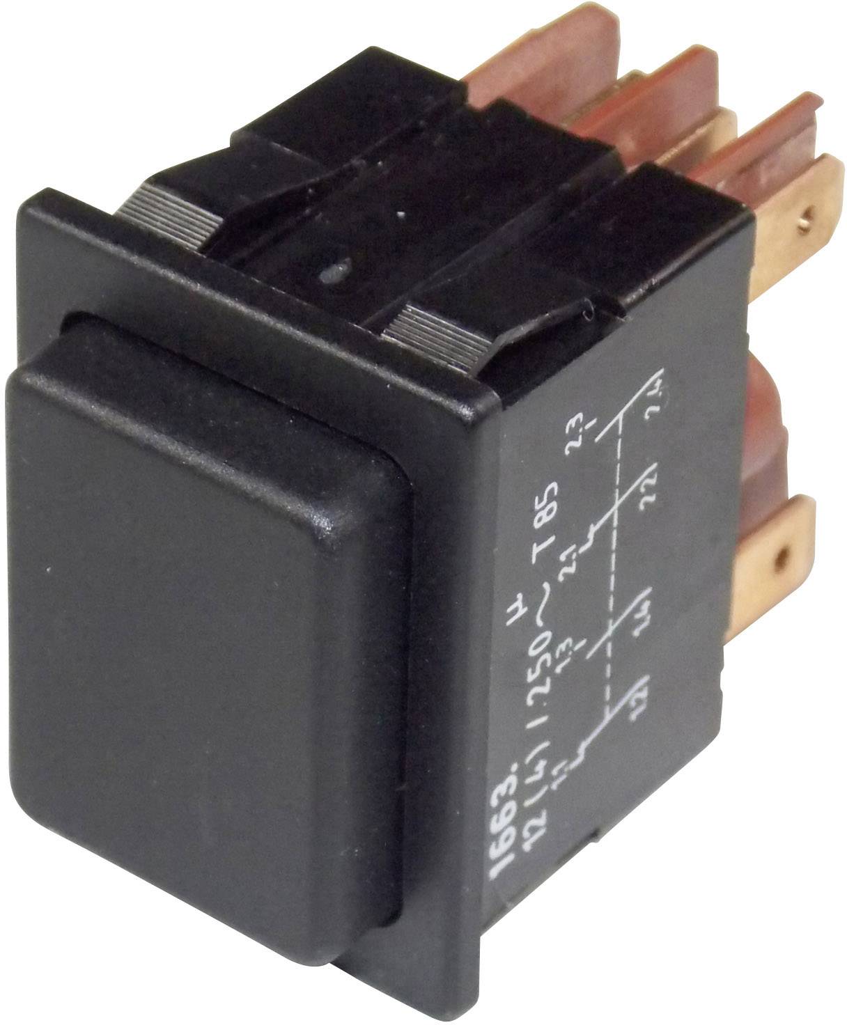 Ein Marquardt 1663.0101 Drucktaster 250 V//AC 12 A 2 x Ein// IP40 tastend 1 St.