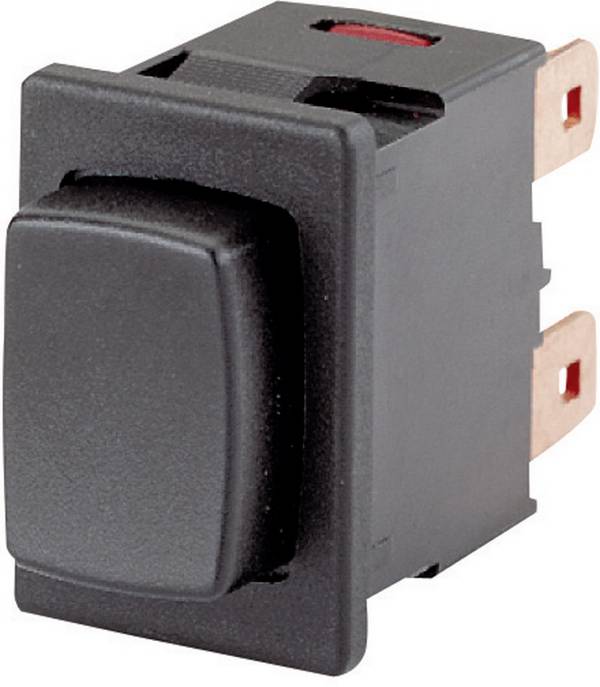 Marquardt 1684.1101 1684.1101 Druckschalter 250 V/AC 16 A 2 x Ein/Aus rastend  (L x B) 21 mm x 15 mm IP40 1 St.