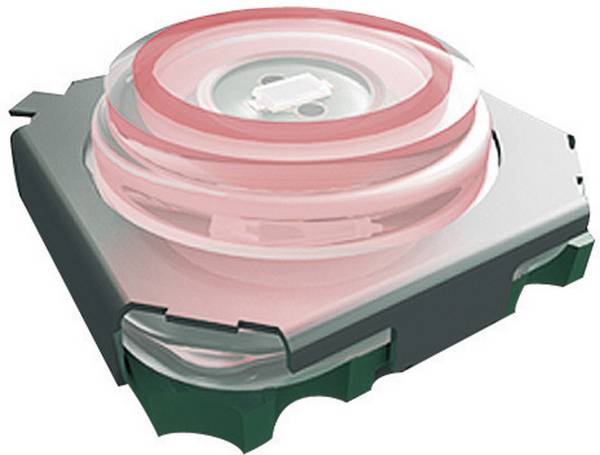 Marquardt 3006.2102 3006.2102 Drucktaster 28 V/DC 0.05 A 1 x Aus/(Ein) tastend Rot (L x B x H) 9.85 x 9.85 x 3.95 mm IP40 1 St.