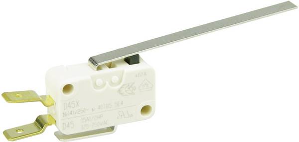 ZF D459-V3LL Mikroschalter D459-V3LL 250 V/AC 16 A 1 x Ein/(Ein) tastend 1 St.