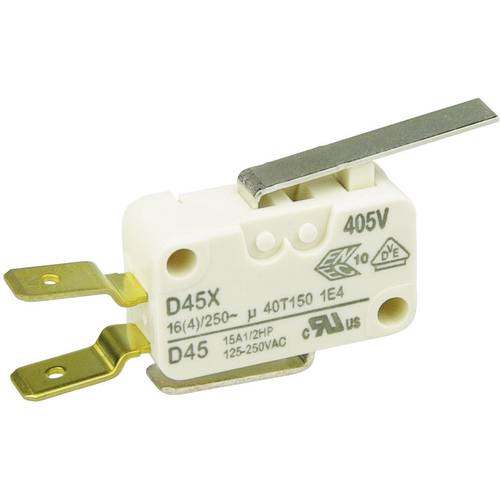 ZF D45U-V3LD Mikroschalter D45U-V3LD 250 V/AC 16 A 1 x Ein/(Ein) tastend 1 St.