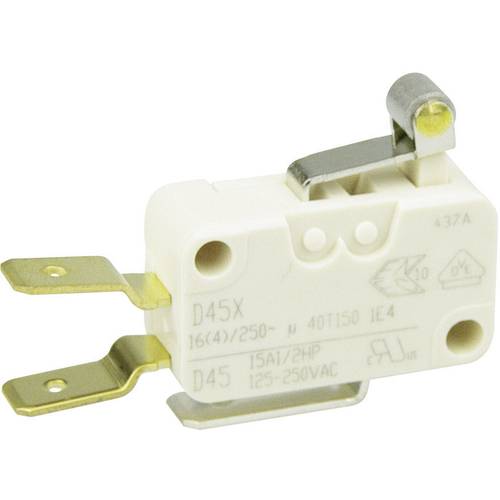 ZF D45U-V3RA Mikroschalter D45U-V3RA 250 V/AC 16 A 1 x Ein/(Ein) tastend 1 St.