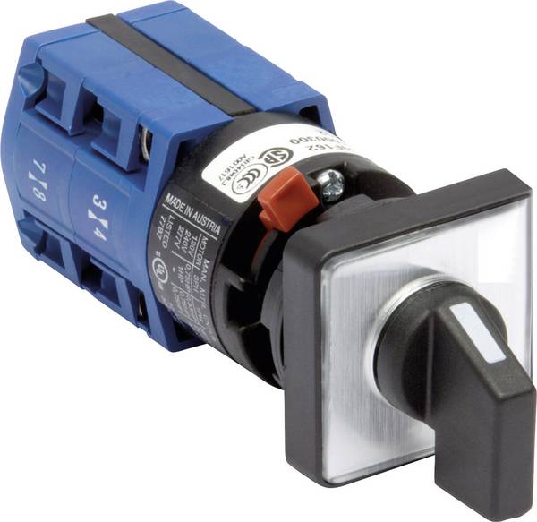 Kraus & Naimer CG4.A211.FS2.F085 Lasttrennschalter 10 A 2 x 60 ° Grau, Schwarz 1 St.