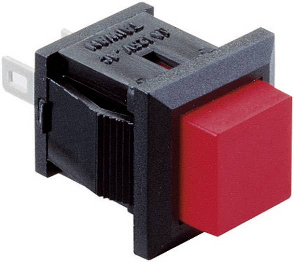 TRU COMPONENTS Drucktaster 230 V/AC 1 A 1 x Aus/(Ein) R18-27A-3 tastend 1 St.