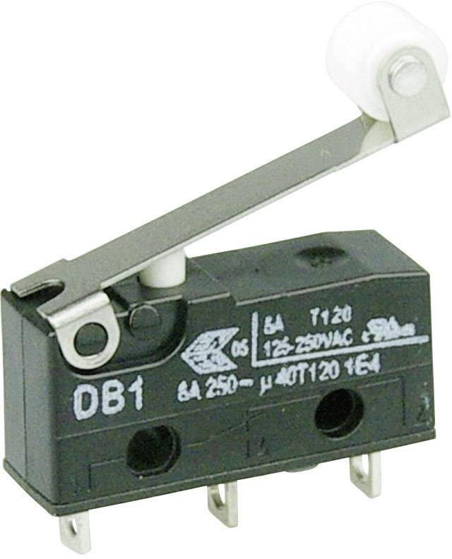 ZF Mikroschalter 250 V/AC 6 A 1 x Ein/(Ein) Cherry Switches DB1C-A1RC tastend 1 St.