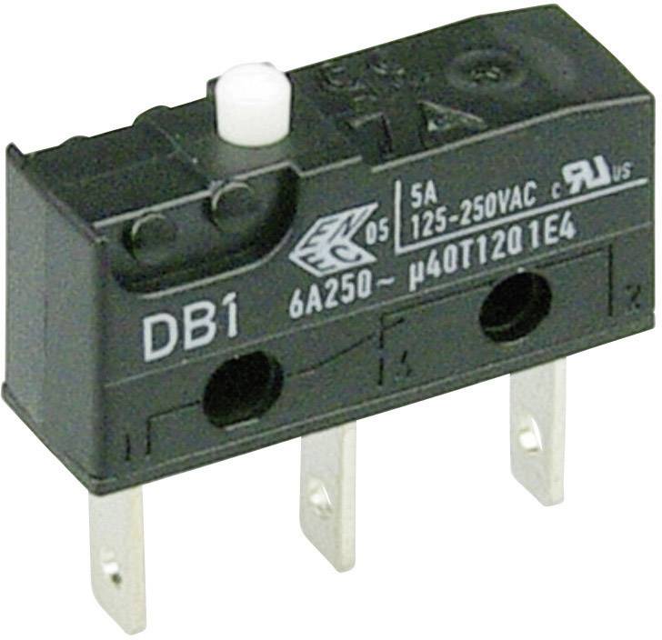ZF Mikroschalter 250 V/AC 6 A 1 x Ein/(Ein) Cherry Switches DB1C-B1AA tastend 1 St.