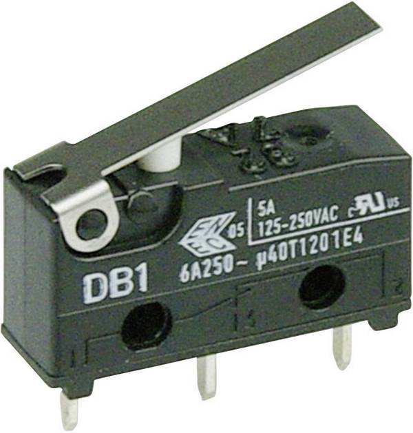 ZF DB1C-C1LB Mikroschalter DB1C-C1LB 250 V/AC 6 A 1 x Ein/(Ein) tastend 1 St.