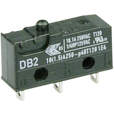 ZF DB2C-A1AA Mikroschalter DB2C-A1AA 250 V/AC 10 A 1 x Ein/(Ein)  tastend 1 St. 