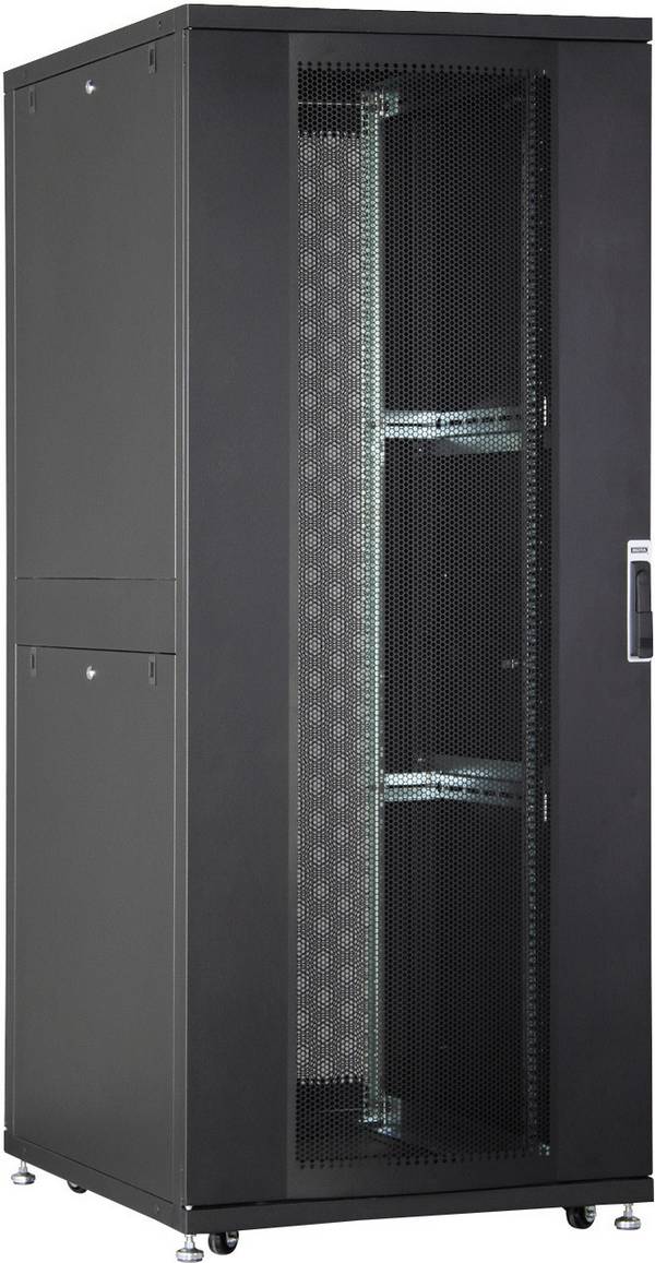 Digitus DN-19 SRV-42U-8-B 19 Zoll Serverschrank (B x H x T) 800 x 1970 x 1000 mm 42 HE Schwarz (RAL 9005)
