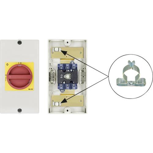 Kraus & Naimer KG10.T203/D-A076.KS51V Reparaturschalter absperrbar 1 x 90 ° Rot, Gelb 1 St.