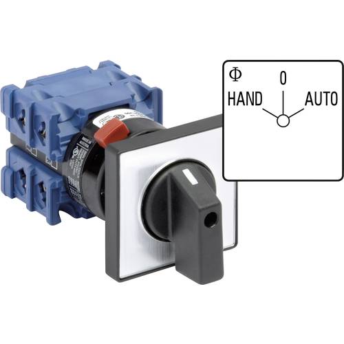 Kraus & Naimer CH10.A211.FT2.F085 Umschalter 20 A 2 x 60 ° Grau, Schwarz 1 St.