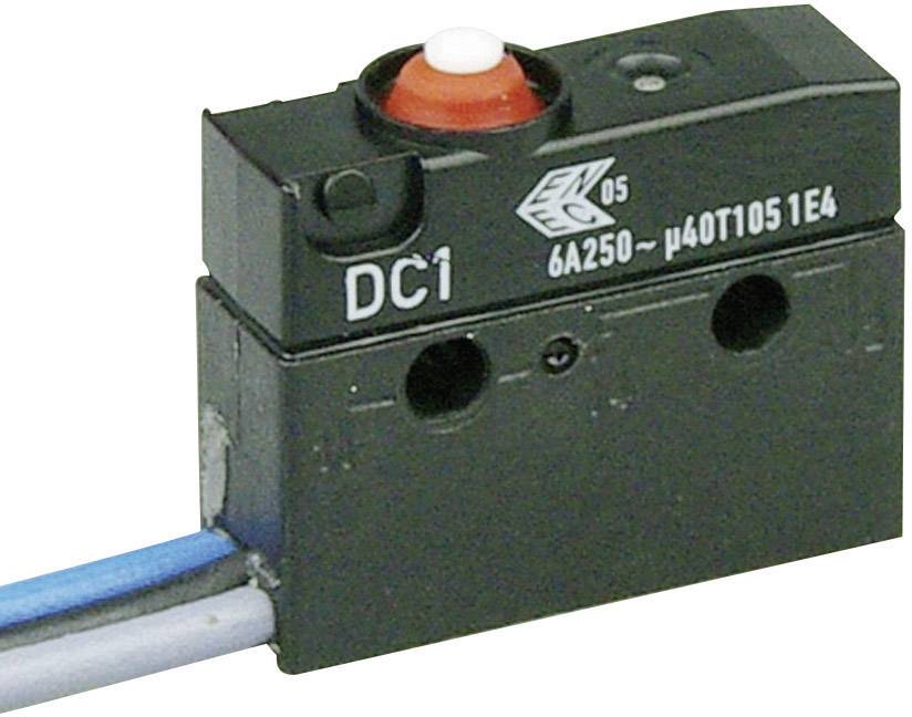 ZF Mikroschalter 250 V/AC 6 A 1 x Ein/(Ein) Cherry Switches DC1C-C3AA IP67 tastend 1 St.