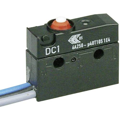 Thumbnail - ZF DC1C-C3AA Mikroschalter DC1C-C3AA 250 V/AC 6 A 1 x Ein/(Ein) IP67 tastend 1 St.