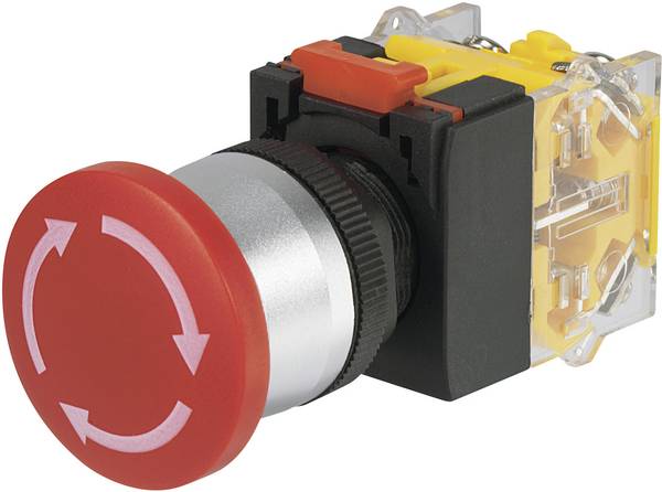 TRU COMPONENTS LAS0-A3Y-11TS Not-Aus-Schalter 250 V/AC 5 A 1 Öffner, 1 Schließer IP40 1 St.