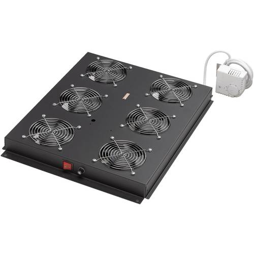 Digitus DN-19 FAN-6-SRV-B 19 Zoll 6 x Netzwerkschrank-Lüfter 1 HE Schwarz