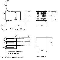 Grundrisszeichnung eines Gebäudes mit mehreren Raumanordnungen und Maßangaben. Zeigt das Layout der Zimmer und deren Positionierung.
