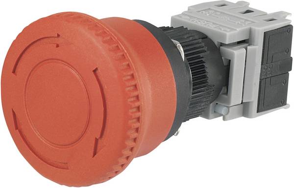 TRU COMPONENTS LAS1-BY-11TSB Not-Aus-Schalter    1 Öffner, 1 Schließer  1 St.