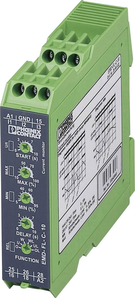 Überwachungsrelais 2 Wechsler Phoenix Contact EMD-FL-C-10 1 St.